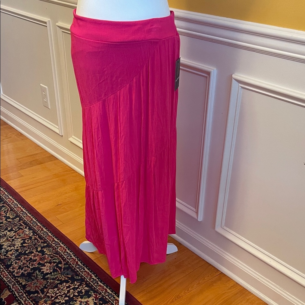 I.N. Studio Bold Pink Maxi Skirt